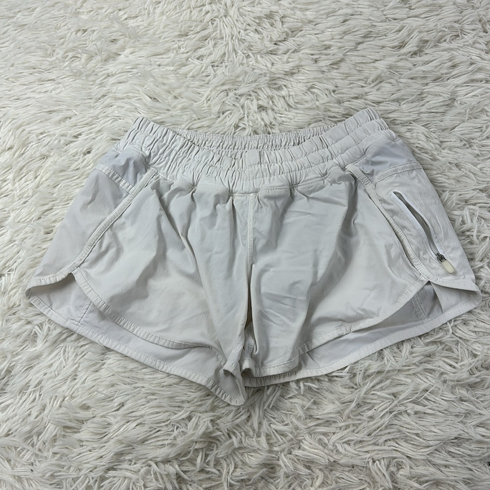 Lululemon Tracker Short IV 4" White